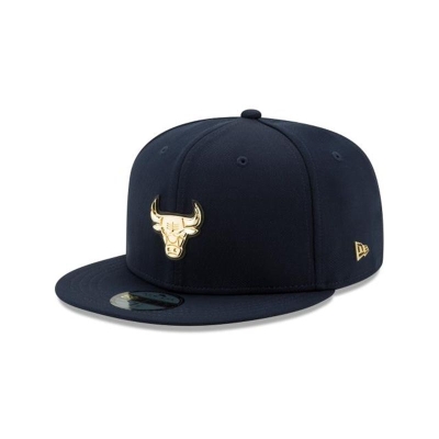 Sapca New Era Chicago Bulls NBA Glossed Badge 59FIFTY Fitted - Albastri